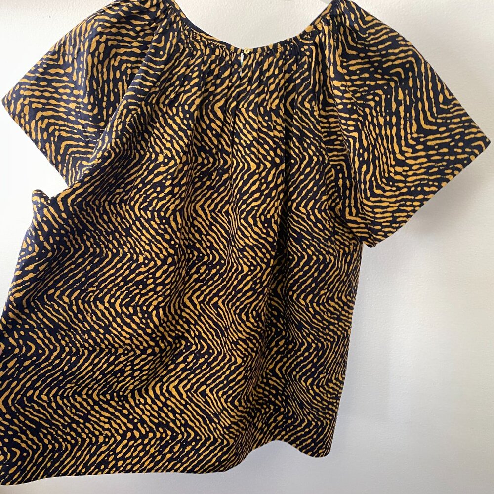 Ulla Johnson Black and Gold Blouse - Picture 6 of 6